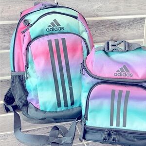 Adidas Creator 2 Backpack and lunch box